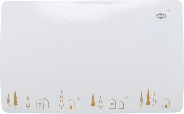 Trixie, covoras X-Mas pentru castroane, plastic, bej, 92020, 44x28 cm