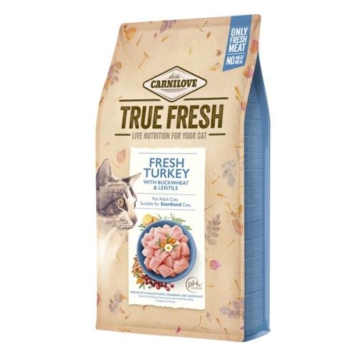 Carnilove True Fresh Cat Turkey, 4.8 kg