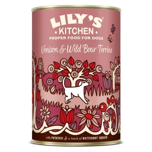 Lily's Kitchen For Dogs Venison & Wild Boar Terrine, 400 g