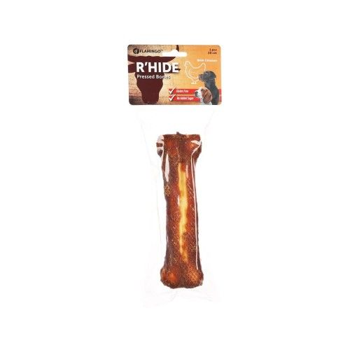 Recompense Caini, Flamingo R'hide Os Presat cu Pui, 1 buc x 20 cm/ 210 g