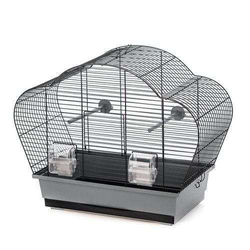 Colivie Beta, 56.5x28x44.5 cm, Gri/ Negru, 493/120