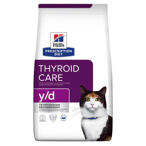 Hill's Prescription Diet Feline y/d Thyroid Care, 3 kg