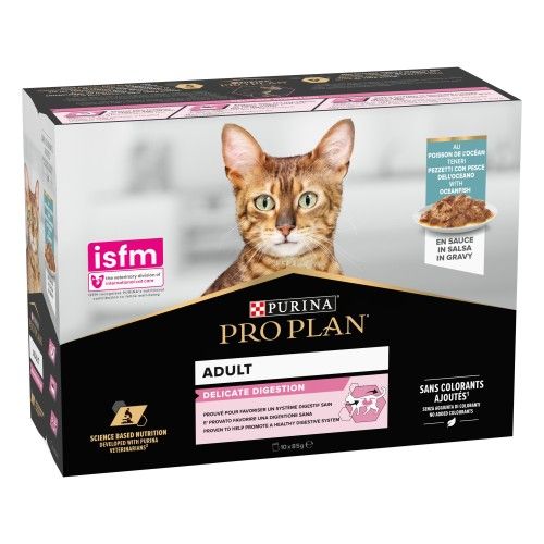 PURINA PRO PLAN DELICATE DIGESTION, Peste Oceanic, 10 x 85 g