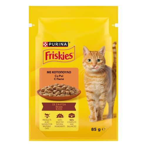 FRISKIES Adult Cat, Chicken, 85 g