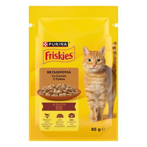FRISKIES Adult Cat, Turkey, 85 g