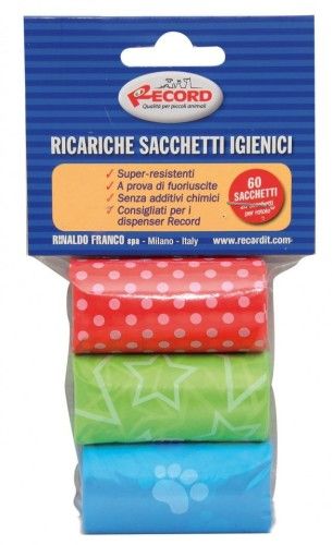 Pungi igienice caini, set 3 role x 20 buc 1047.25