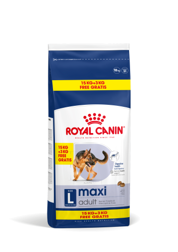 Royal Canin Maxi Adult hrana uscata caine, 15+3 kg