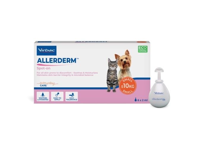 Allerderm Spot On 2 ml (sub 10 kg), 6 pipete