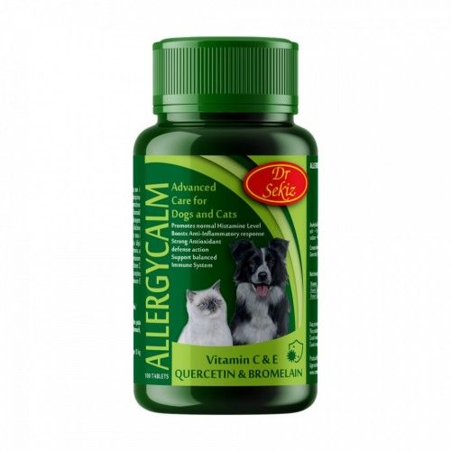 Supliment alimentar, Caini & Pisici, Allergy Calm, 100 tablete/ 100 g