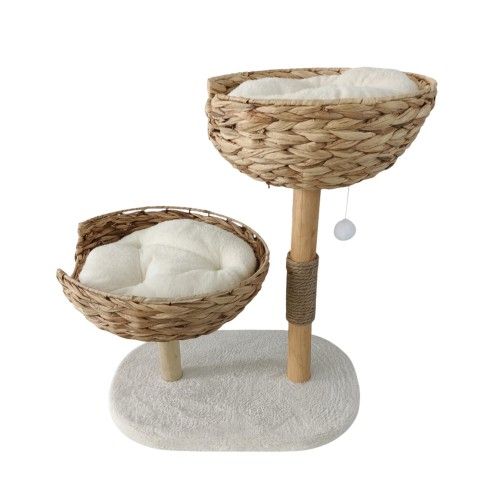 Ansamblu de joaca pisici, Meraki Home, Duo Nest, 60 x 40 x 68 cm
