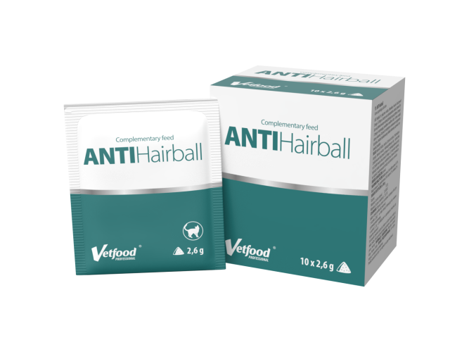 Supliment gastrointestinal, VetFood, Anti Hairball, 10 plicuri x 2.6 g