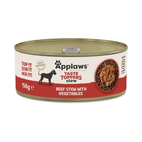 Hrana umeda caini, Applaws Dog Taste Toppers, Vita si Legume, 156 g