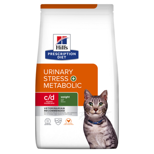 Hill's Prescription Diet Feline C/D Stress plus Metabolic, 3 kg