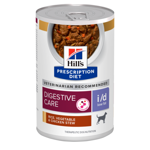 Hill's Prescription Diet Canine I/D Low Fat Chicken and Vegetable Stew, 354 g