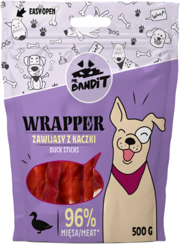 Mr. Bandit Wrapper, Sticks, Rata, 500 g