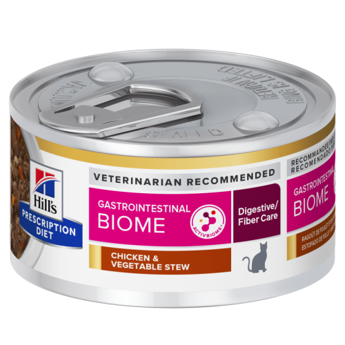 Hill's Prescription Diet Feline GI Biome Chicken & Vegetables Stew, 82 g