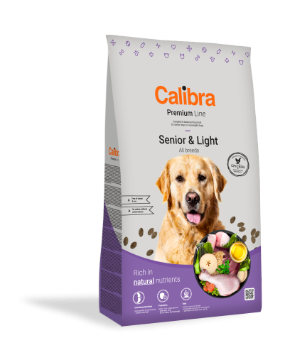 Calibra Dog Premium Line Senior & Light, 12 kg