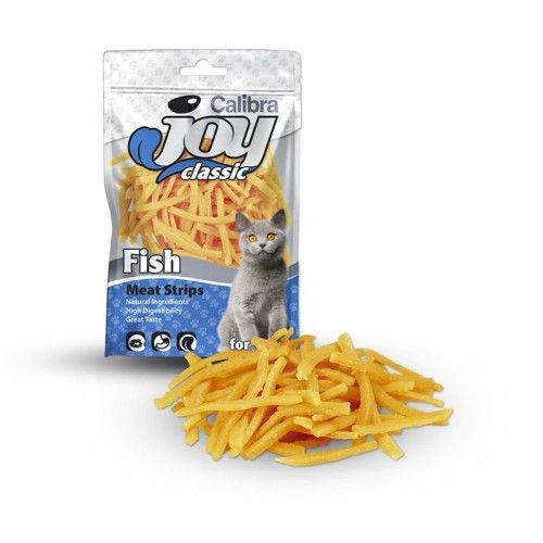 Recompense pisici, Calibra Joy Classic Fish Strips, 70 g