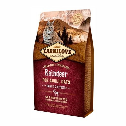 Carnilove Reindeer Cats Energy & Outdoor, 2 kg