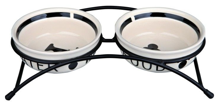 Castron Ceramica Set 2 buc In Suport 0.25 l/13 cm 24640