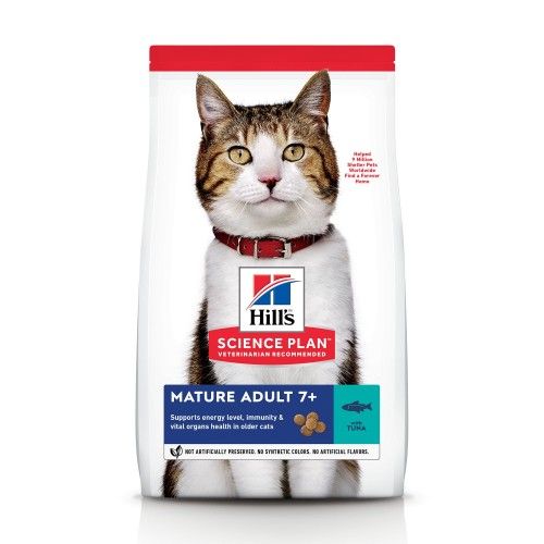 Hrana uscata pisici, Hill's Science Plan Feline Mature Tuna, 1.5 kg
