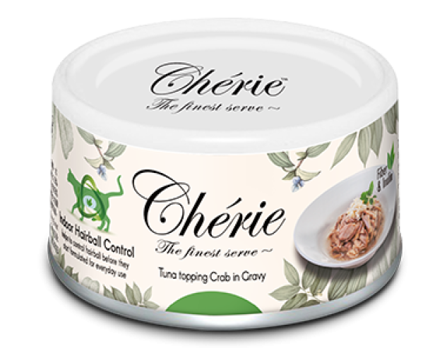 Cherie Adult Cat Ton si Crab in Sos, 80 g