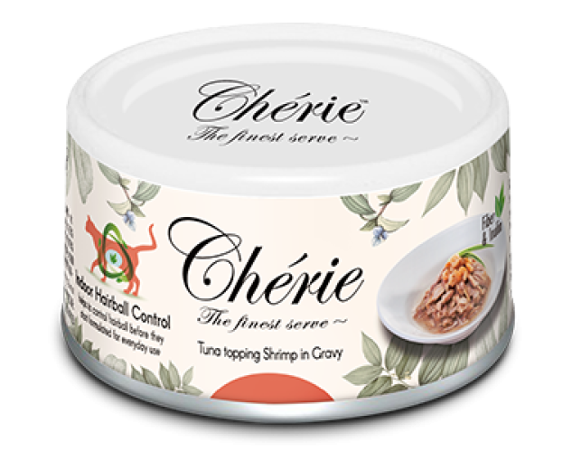 Cherie Adult Cat Ton si Creveti in Sos, 80 g