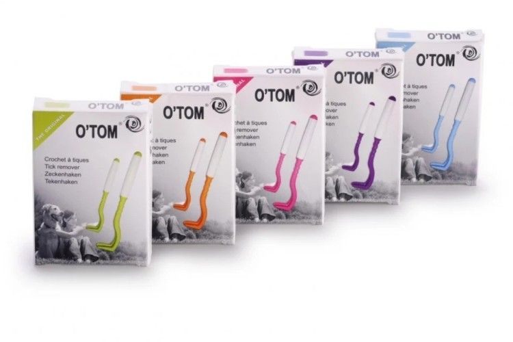 Penseta silicon extras capuse, O'Tom Tick Twister Silicon, set 2 buc
