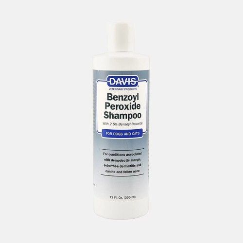 Sampon cu peroxid de benzoil 2.5%, Davis Benzoyl Peroxide Shampoo, 355 ml