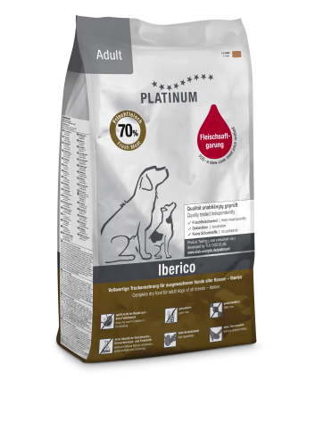 Hrana uscata caini, PLATINUM Dog Adult cu Porc Iberico, 5 kg