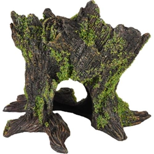 DECOR ACVARIU "MOZA" TRUNCHI DE COPAC MARE 13X10X12 CM/ 410106