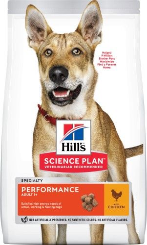 Hrana uscata caini, Hill's Science Plan Canine Adult Performance hrană pentru câini cu pui, 14 kg
