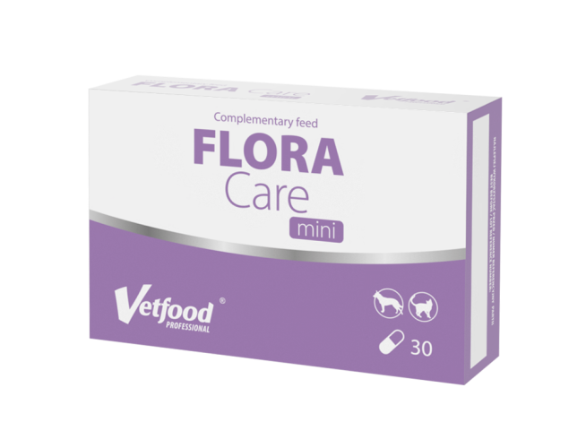 Supliment gastrointestinal, VetFood, Flora Care Mini, 30 capsule