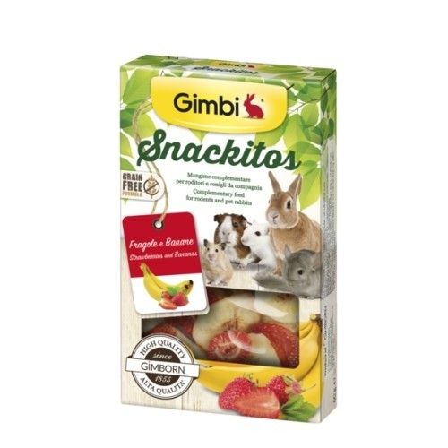 Recompense rozatoare, Gimbi cu Capsuni si Banane, 60 g