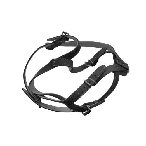 Ham Piele Pentru Caini Cu Ornament Nr. 2, Negru 53-59 cm