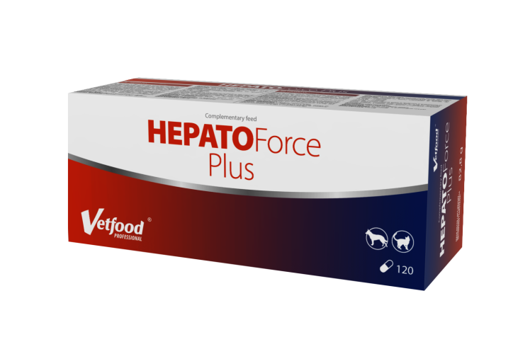 VetFood Hepato Force Plus, 120 capsule