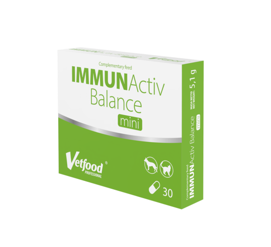 Supliment imunitar, VetFood, Immunactiv Balance Mini, 30 capsule