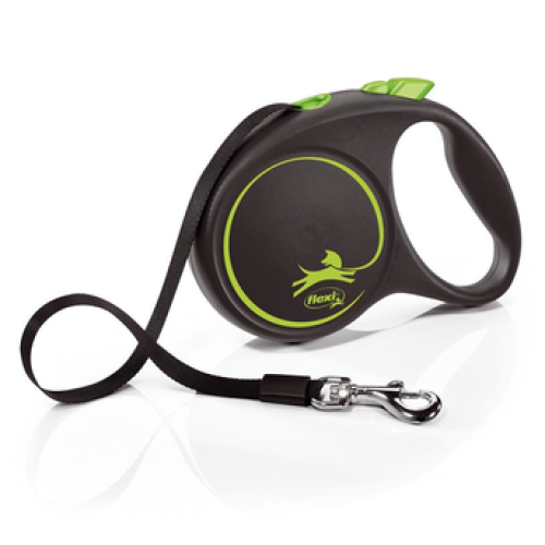 Lesa caini, Flexi, pana la 15 kg, S, 5 m, verde