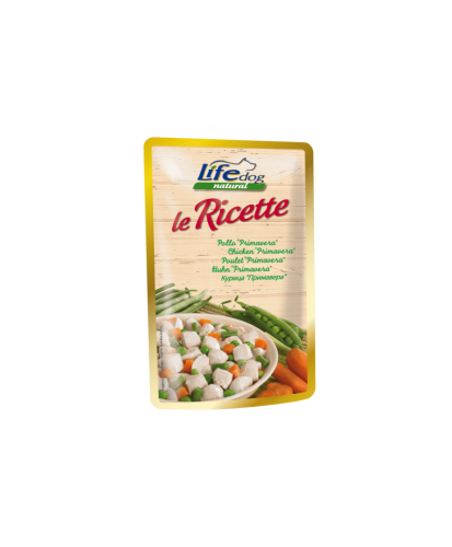 Hrana Umeda Caini, Life Dog Le Ricette, Rata, Pui & Portocala, 95 g