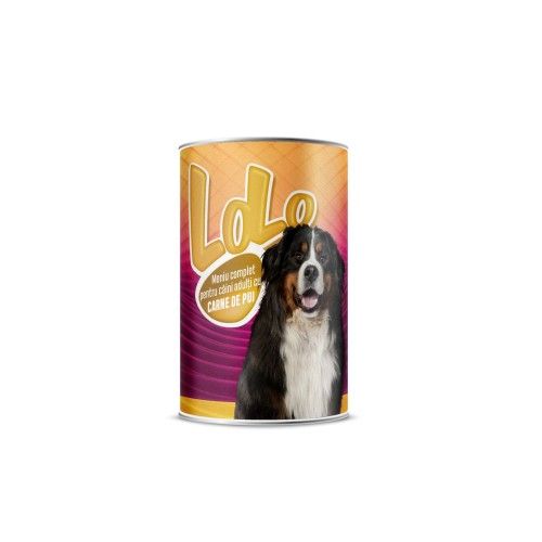 Hrana Umeda Completa pentru Caini Adulti, Lolo, Carne de Pasare, 415 g