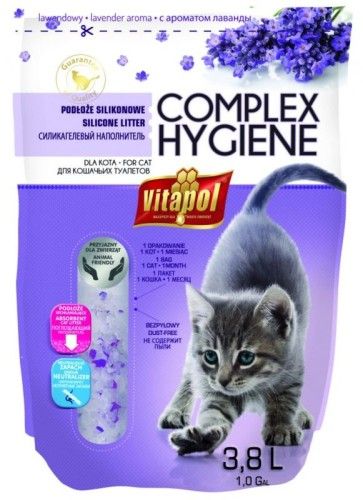 Nisip Silicat lavanda Vitapol, 3.8 l
