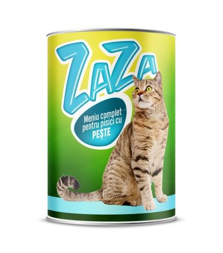 Hrana Umeda Completa pentru Pisici, Zaza, Peste, 415 g