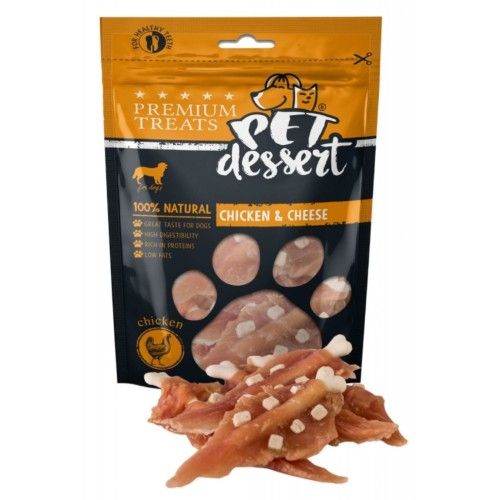 Pet's Dessert Chicken Cheese, 80 g