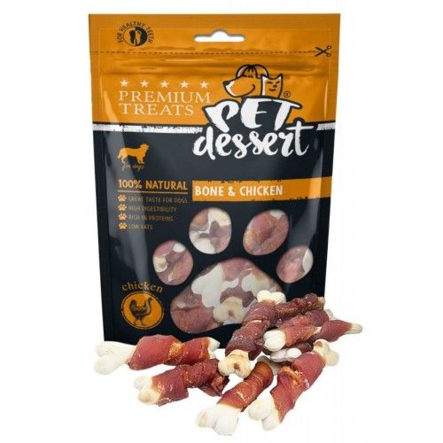 Pet's Dessert Bone & Chicken, 80 g