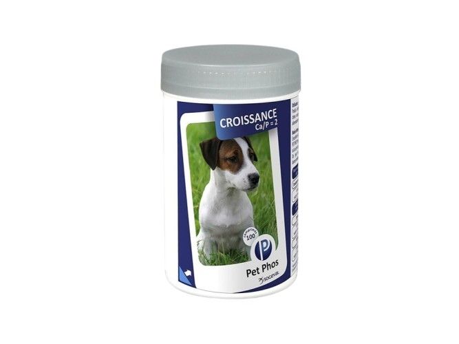 Pet Phos Croissance (Ca/P=2), 100 comprimate