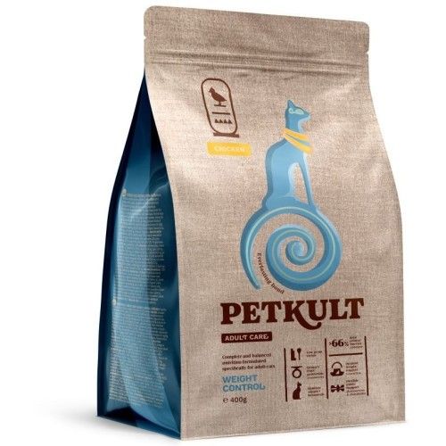 Hrana Uscata Petkult Adult Care Weight Control Pisici, Pui, 400 g