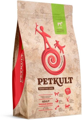 Hrana Uscata Caini, Petkult Dog Sensitive Care Adult Medium Breed, 12 kg