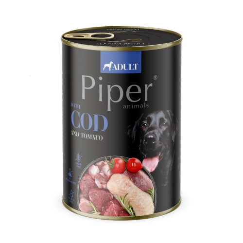 Piper Adult Dog, Cod si Tomate, 400 g