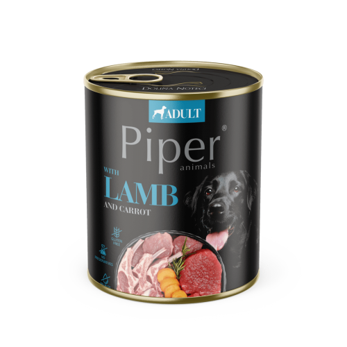 Piper Adult Dog, Miel si Morcov, 800 g