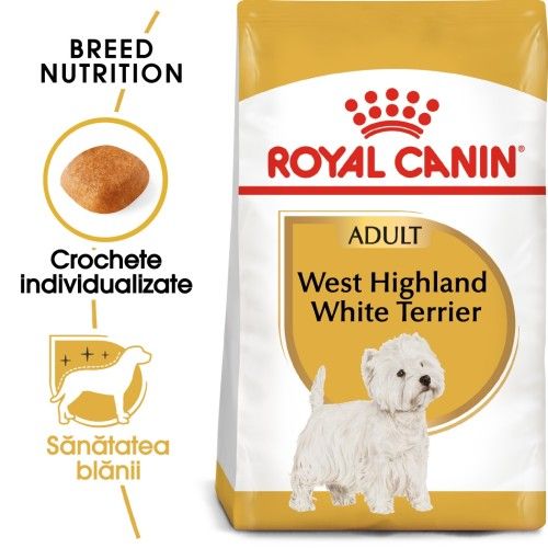 Royal Canin West Highland Terrier Adult hrana uscata caine Westie, 1.5 kg